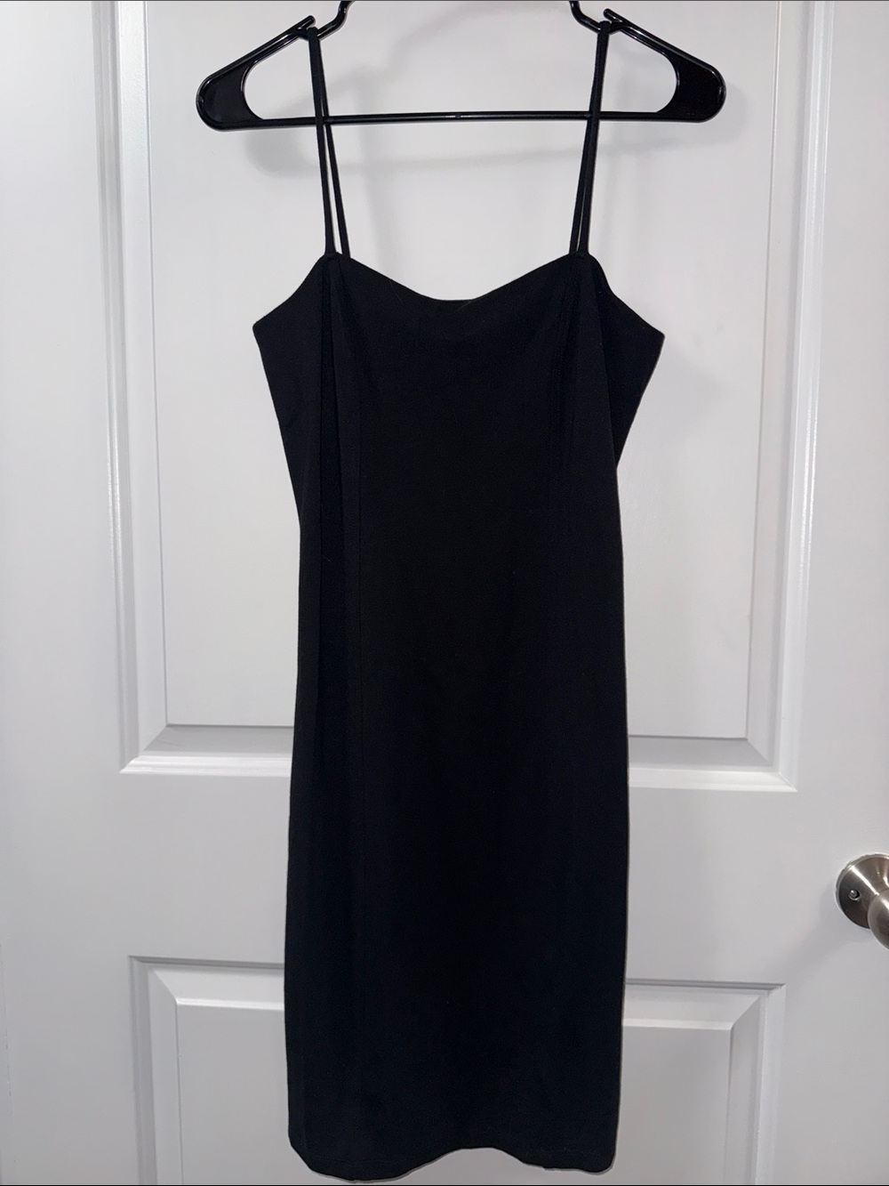 Forever 21 Black Spaghetti Strap Mini Dress